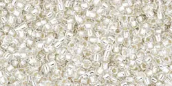 TOHO - Round 11/0 : Silver-Lined Crystal